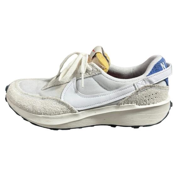 Nike Waffle Debut Trainer Sneaker Women 8.5 Summit White And Game Royal Sport - Picture 1 of 7